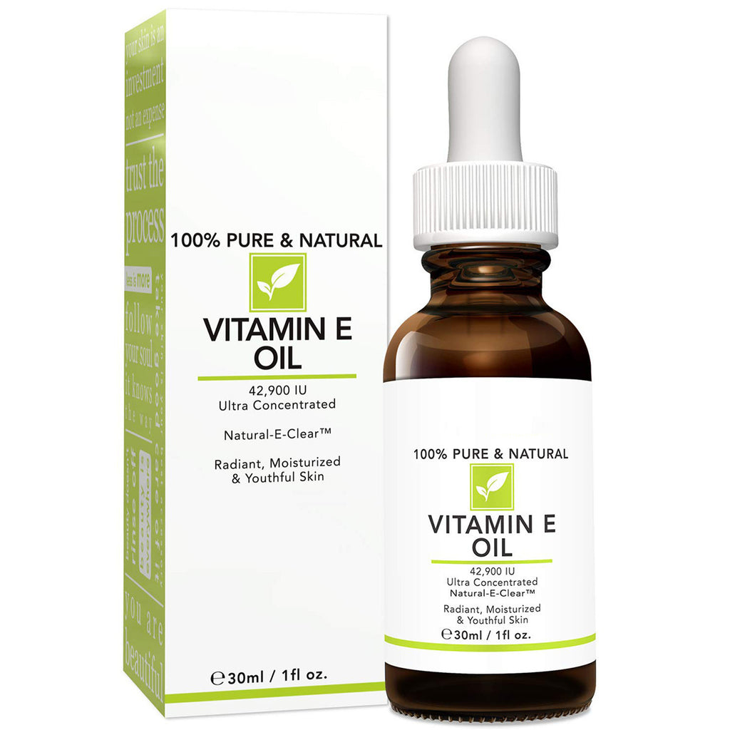 ⭐️ AMORA ROSE™ Vitamin E Oil 42,900 IU – 100% Pure & Natural | Ultra-Concentrated | Natural-E-Clear™ | Radiant, Moisturized & Youthful Skin (30ml)